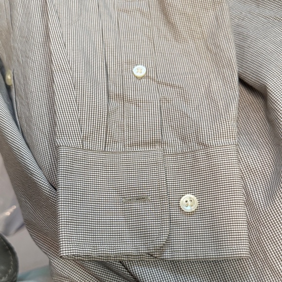 Banana Republic Men's Charcoal Button-Down Shirt medium nwt - Picture 9 of 9